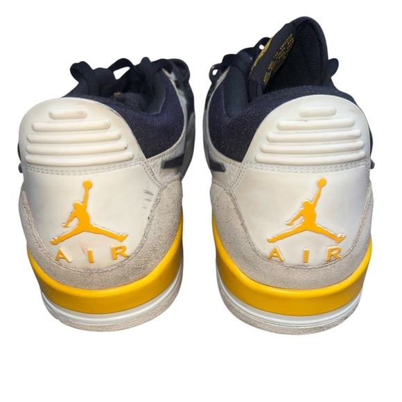 {Nike Air Jordan Legacy 312 Low Pale Vanilla University Gold Yellow Chicago 11.5 - Picture 5 of 9